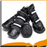 Waterproof Snow Pet Shoes, Big Dog Shoes, General Rain Boots, Camel - Image 4