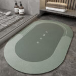 Cushion Cushion Bathroom Sliding  Door  Floor  Bathroom Foot Mat - Image 8