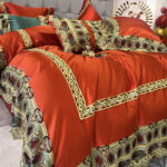 Luxury High Precision Brocade Silky Four-piece Set - Image 3