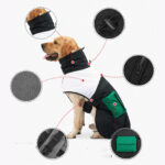 Pet Dog Clothes Winter Thickened Warm Dog Padded Winter Coat - Image 4