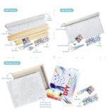 Digital Oil Painting Frameless Flower Style Photo Decorative Painting - Image 6