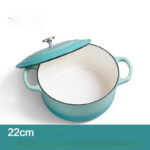 Iron Workshop Enamel Soup Pot Thickened Cast Pot - Image 9