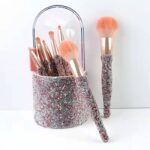 Light Luxury Diamond-embedded Makeup Brush Set 8 High-end Makeup Brushes Suit - Image 3