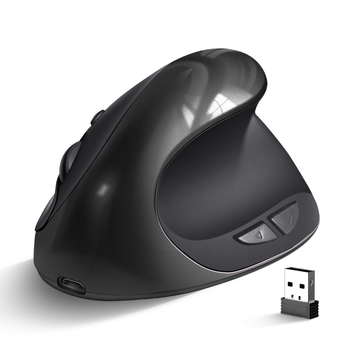 Three Generations Wireless Charging Vertical Mouse Ergonomic Mouse - Image 8