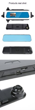 Driving Recorder HD Front And Rear Night Vision Double Recording Reversing Image - Image 8