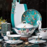 Good-looking Enamel Color Tableware Bowl And Plates Suit Household - Image 5