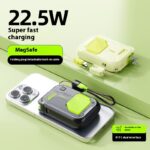 Five-in-one Power Bank Magnetic Wireless Charger With Cable - Image 3
