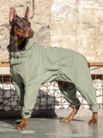 Pet Medium And Large Shiba Inu Four-legged One-piece Tooling Outdoor Mountaineering Suit Casual Assault Clothes - Image 2
