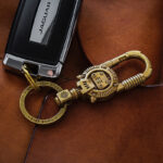 Pure Brass Mechanical Retro Steampunk Keychain Bag Pendant - Image 4