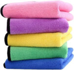 5-piece Set Of Thickened Absorbent Coral Fleece Car Wipes - Image 2