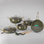 Household Fashion Gangyan Marble Non-stick Pot Set - Image 3