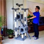 Large Cat Tree Cat Climbing Frame Integrated Jumping Platform Sisal Column - Image 5