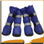 Waterproof Snow Pet Shoes, Big Dog Shoes, General Rain Boots, Camel - Image 3