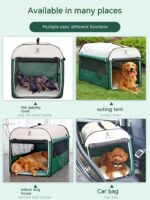 Dog Kennel Warm Large House Winter Cage Indoor Outdoor House - Image 3