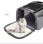Extendable Pet Bag Large Capacity Dog Bag Portable Cat Backpack Foldable Cat Bag - Image 7