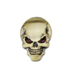 Car Metal Skull Sticker Body Sticker Red Eye Ghost Head - Image 3