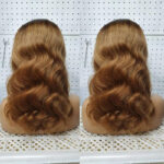 Ombre 1B 27 Body Wave 4x4 Lace Wig Brazilian Human Hair Wigs - Image 3