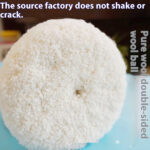 8-inch Thick Pure Polishing Wheel Thread Car Paint Mirror Polishing Double-sided Wool Ball - Image 6