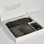 Bright Version Silk Pillowcase Eye Mask Hair Ring Three-piece Set 22 M Gift Box Set - Image 8
