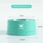 Pet Stainless Steel Anti-tumble Drinking Dog Food Rice Basin - Image 8