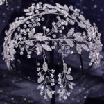 Floral Rhinestone Cutout Hair Accessory - Image 4