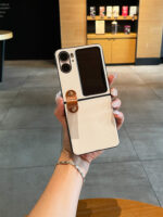 Simple Mobile Phone Case Leather Creative Advanced Small Folding - Image 2