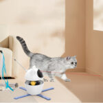 Interactive Cat Toys For Indoor Cats Automatic Kitten Toys Electronic Pet Cat Toys Funny Stick Kitten Self -hi Elastic Rope - Image 3