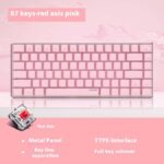 Mechanical Keyboard 82 Keys White Backlight Style Game - Image 7