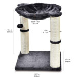 Cat Climbing Frame Sisal Pillar Nest Integrated Hammock - Image 3