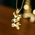 Women's Golden Bear Pendant - Image 2
