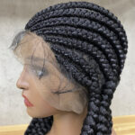 Stretch Mesh Chemical Fiber Head Cover 9 Strand Braid Wig - Image 6