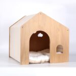 Wooden Kennel Four Seasons Universal Environmental Protection Solid Wood Pet Tent - Image 4