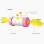 Cat Toy Funny Cat Stick Pole Tumbler Feather Fighting Ball Kitten Interactive Balance Chasing Puzzle Training Toy Pet Products - Image 6