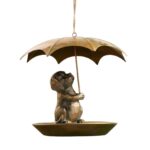 Home Creative Portable Umbrella Shaped Bird Feeder - Image 5
