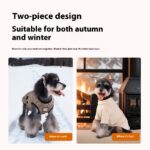 Winter Dog Clothes Warm Two-piece Suit - Image 3
