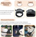 Dog Muzzle For Large Medium Small Dogs Mesh Muzzle For Dog To Prevent Biting Chewing Licking Eating Soft Dog Muzzle With Front Opening Design For Drinking Panting - Image 8