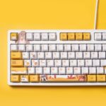 Black Jue Hairy Wired Mechanical Keyboard Cherry Key Cap Esports Game Typing - Image 2