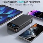 PSE Power Bank Fast Charge 32000mAh Large Capacity