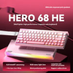 Magnetic Axis Keyboard Manufacturing Machinery Wired RGB Lamp Effect Home Office - Image 4