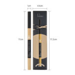 Three-in-one Double-headed Triangle Waterproof Eyebrow Pencil - Image 2