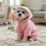 Pet Bath Towel Dog Wearable Bathrobe Soft And Thickened Coral Fleece - Image 2
