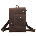 Genuine Leather England Style Men's Casual Travel Bag - Image 4