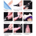 Poly Extension Nail Gel Set 15ml 12 Colors White Clear Crystal UV Builder Gel - Image 3