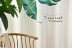 Banana leaf digital printing curtain - Image 5