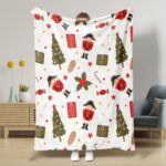Nutcracker Pattern Blanket Boy Girl Christmas Gift Four Seasons Universal Suitable For Bed Sofa Decoration - Image 3