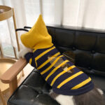 Winter Warm Clothes Cute Plush Coat Hoodies For Bulldog Pet Costume Jacket Bee Pet Puppy Coat - Image 2