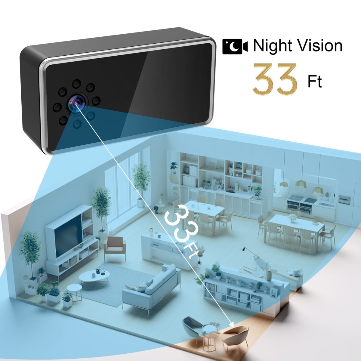 Wireless Network Surveillance Camera Household Unplugged - Image 3