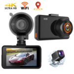 4K Driving Recorder 3-inch Front And Rear Dual Lens Mobile Phone Interconnection Dual Recording - Image 5