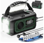 Lighting Large Capacity Hand-cranked Solar Power Emergency Charging Treasure - Image 4