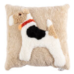 Dog Cartoon Wool Cowhide Pillow - Image 7